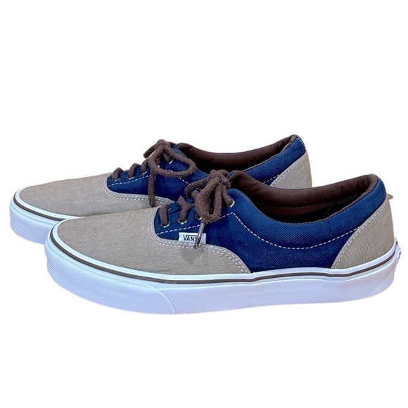 Vans Other - Vans Era T&H Lace-up Canvas Skate Shoe Blue/Khaki/Brown Unisex (M)9/(W)10.5